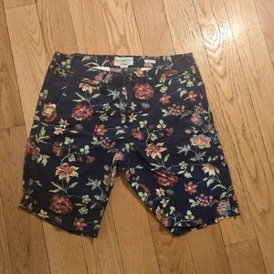 Denim Supply Ralph Lauren Floral Print Chino Shorts Size 36